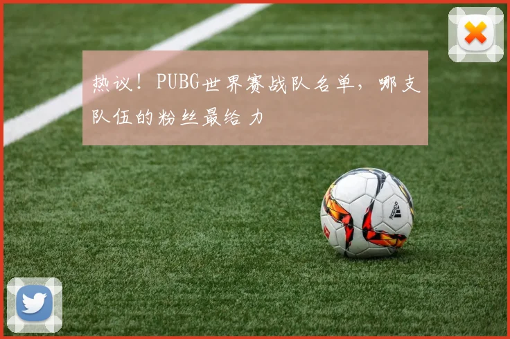 热议!PUBG世界赛战队名单,哪支队伍的粉丝最给力